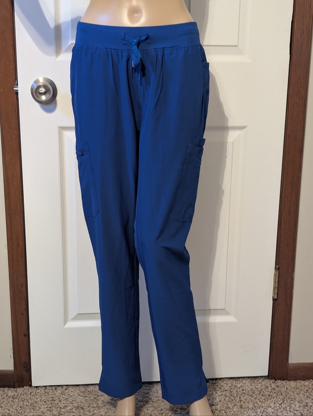 NWT Uniforms World 309TS Series Royal Blue Scrub Pants-medium